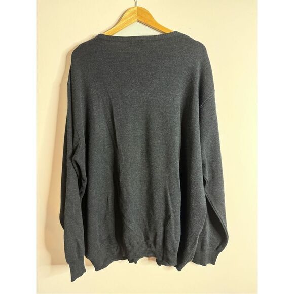 Gionfriddo Sweater Men's XXXL Merino wool Made In Italy Grey - Picture 7 of 7